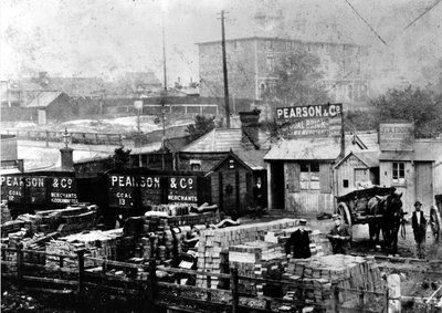 キッダーミンスター鉄道貨物ヤード、1900 作： English Photographer